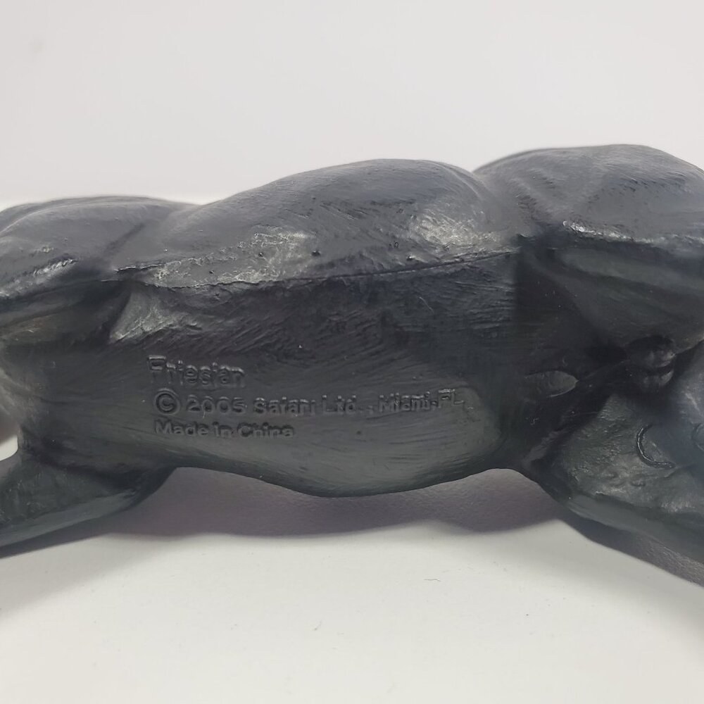 2005 Safari LTD Friesian Horse Black 5" Figure Retired - Picture 5 of 16